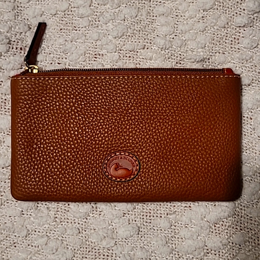 Dooney and Bourke Small Bag - Brown with Red Interior